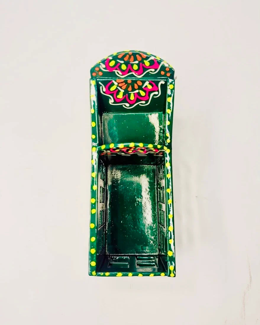 Hand-Painted Truck Pencil Holder – Green