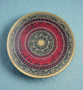 Hand-Painted Mandala Side Table